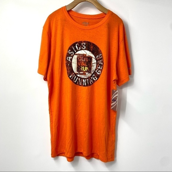 ASICS running gear shirt sleeved r shirt NWT M - Picture 1 of 9